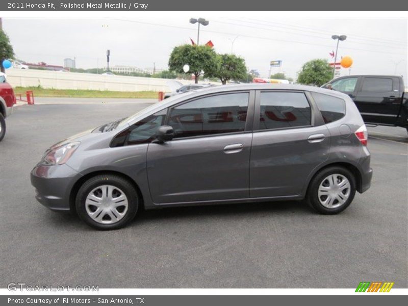Polished Metal Metallic / Gray 2011 Honda Fit