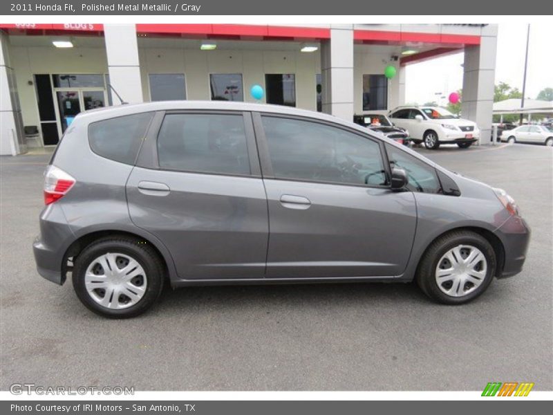 Polished Metal Metallic / Gray 2011 Honda Fit
