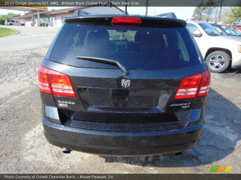 Brilliant Black Crystal Pearl / Dark Slate Gray 2010 Dodge Journey SXT AWD