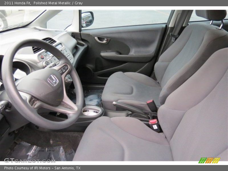 Polished Metal Metallic / Gray 2011 Honda Fit