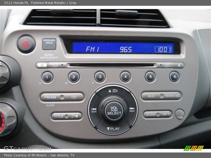 Polished Metal Metallic / Gray 2011 Honda Fit