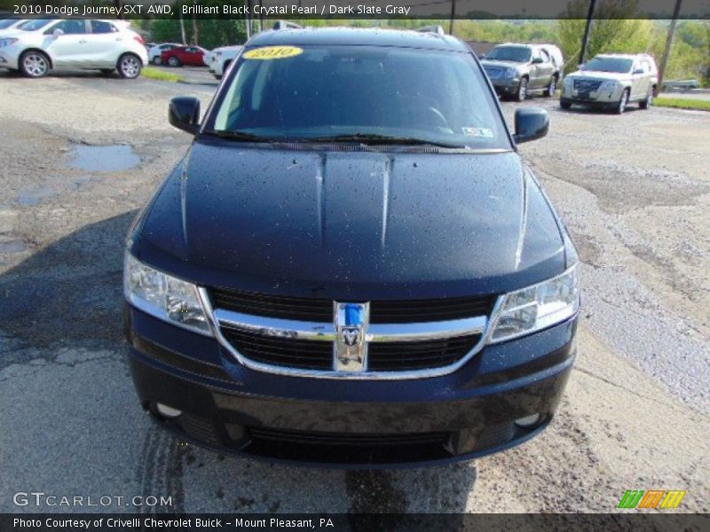 Brilliant Black Crystal Pearl / Dark Slate Gray 2010 Dodge Journey SXT AWD