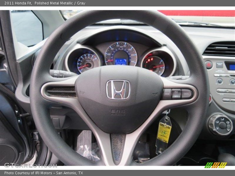 Polished Metal Metallic / Gray 2011 Honda Fit
