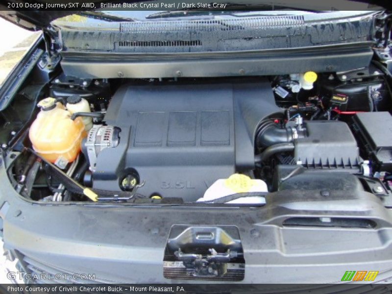 Brilliant Black Crystal Pearl / Dark Slate Gray 2010 Dodge Journey SXT AWD