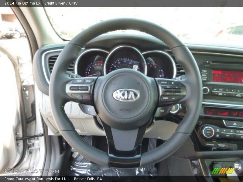 Bright Silver / Gray 2014 Kia Optima EX