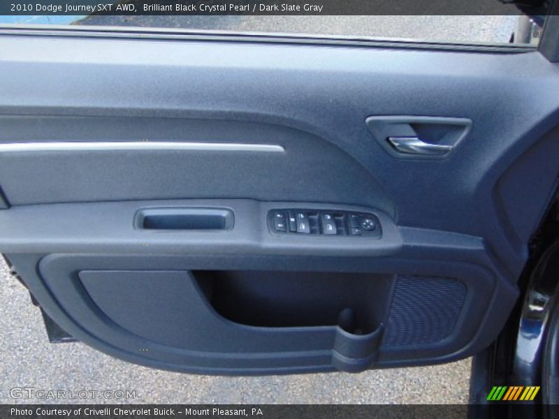 Brilliant Black Crystal Pearl / Dark Slate Gray 2010 Dodge Journey SXT AWD