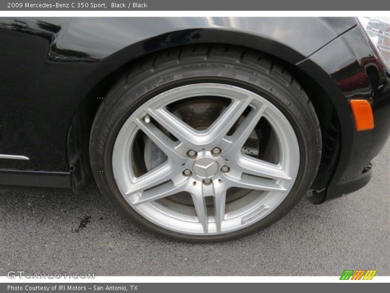 Black / Black 2009 Mercedes-Benz C 350 Sport
