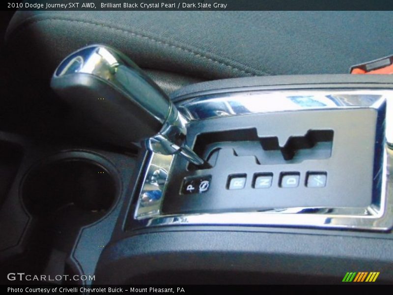 Brilliant Black Crystal Pearl / Dark Slate Gray 2010 Dodge Journey SXT AWD