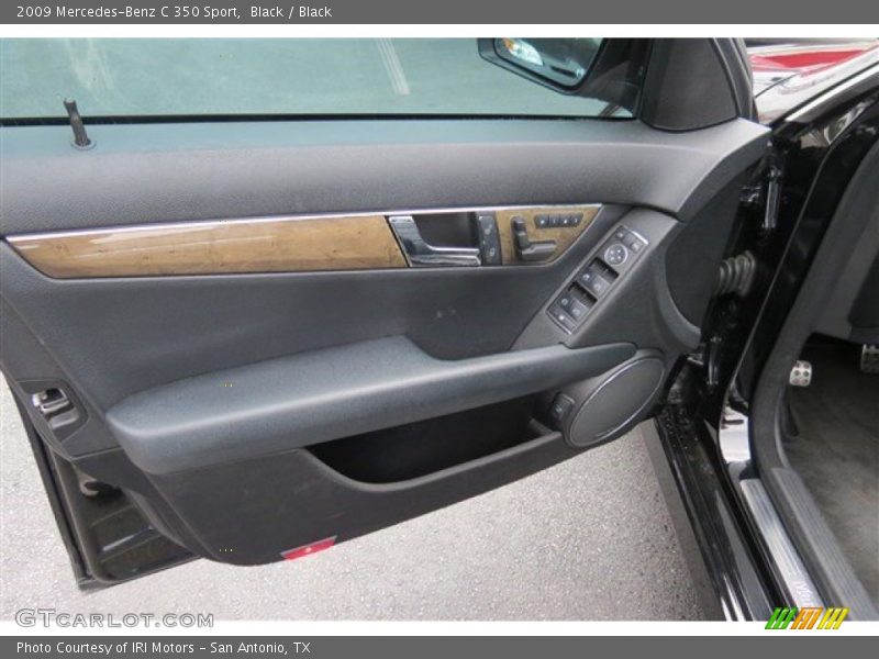 Black / Black 2009 Mercedes-Benz C 350 Sport