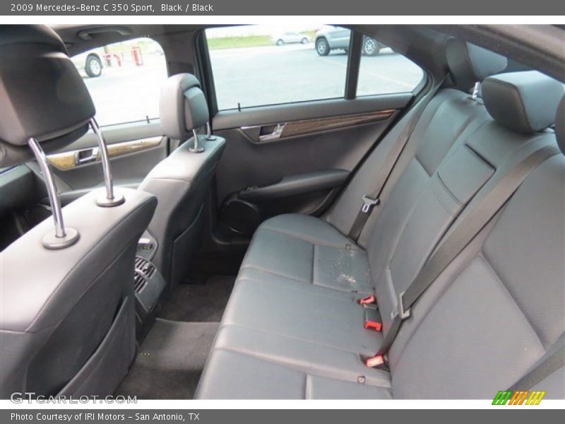 Black / Black 2009 Mercedes-Benz C 350 Sport