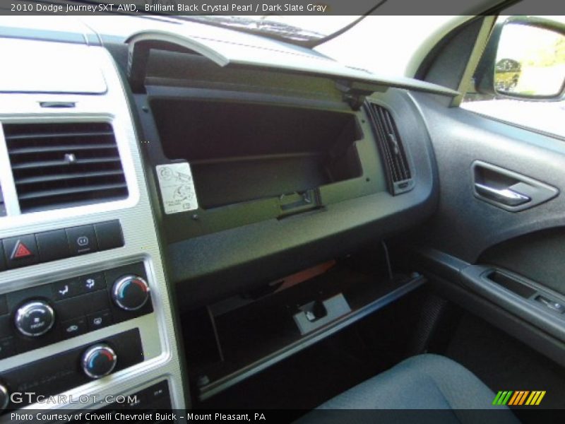 Brilliant Black Crystal Pearl / Dark Slate Gray 2010 Dodge Journey SXT AWD