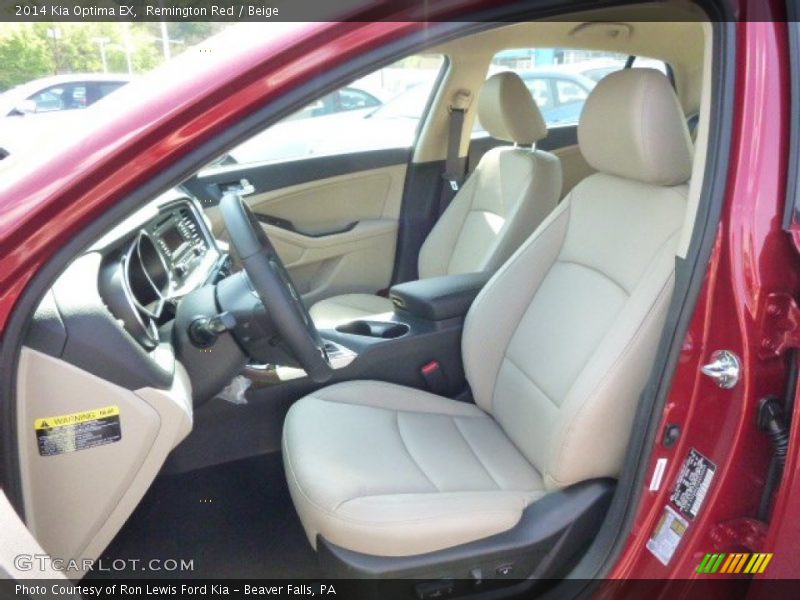 Remington Red / Beige 2014 Kia Optima EX