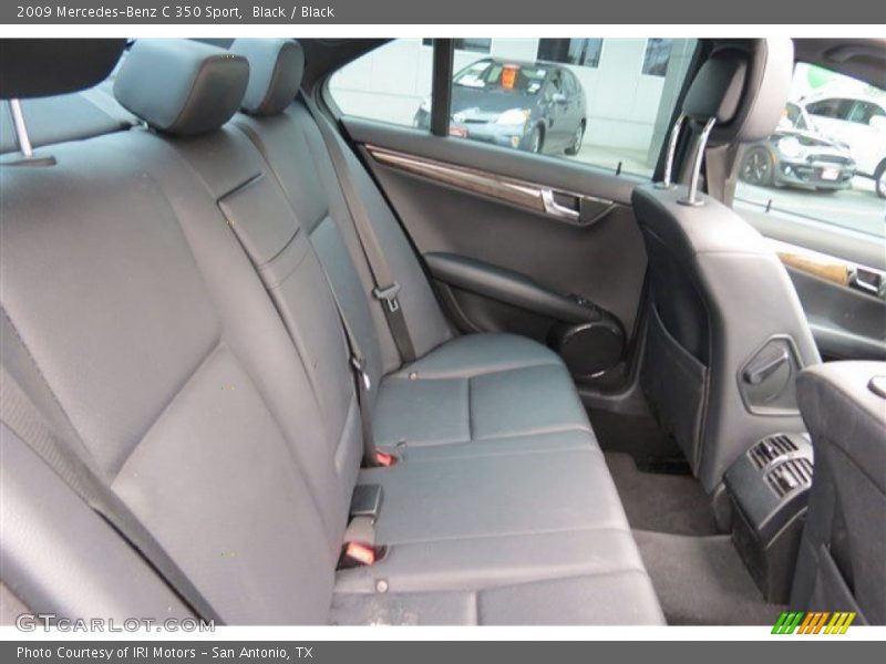 Black / Black 2009 Mercedes-Benz C 350 Sport