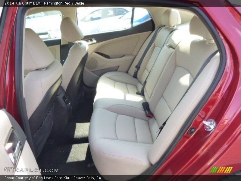 Remington Red / Beige 2014 Kia Optima EX