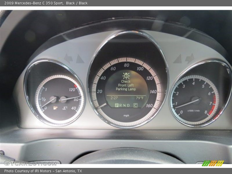 Black / Black 2009 Mercedes-Benz C 350 Sport