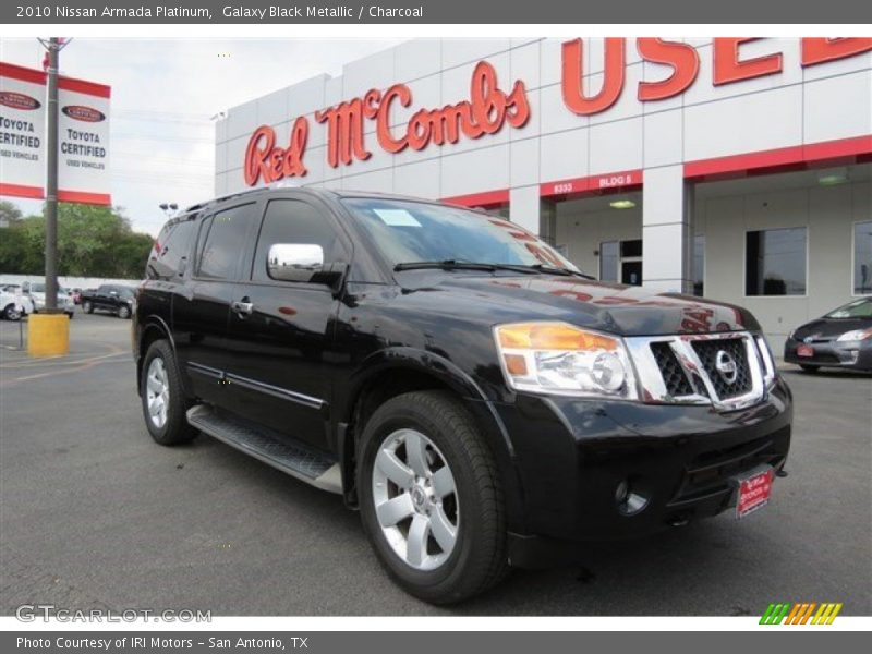 Galaxy Black Metallic / Charcoal 2010 Nissan Armada Platinum