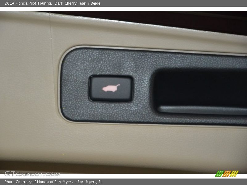 Dark Cherry Pearl / Beige 2014 Honda Pilot Touring