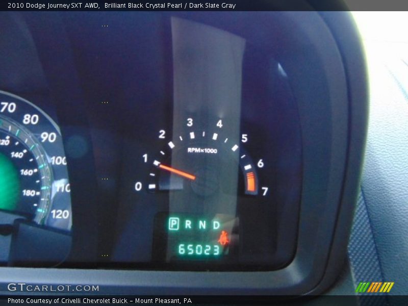 Brilliant Black Crystal Pearl / Dark Slate Gray 2010 Dodge Journey SXT AWD