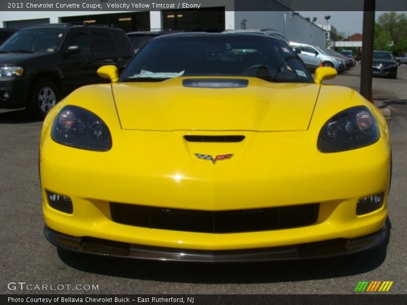Velocity Yellow Tintcoat / Ebony 2013 Chevrolet Corvette Coupe