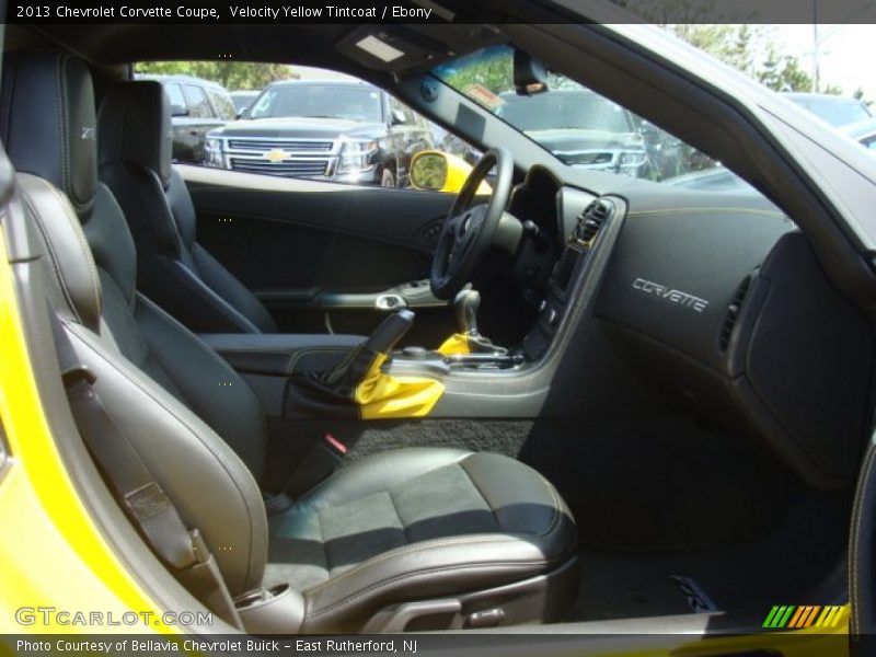 Velocity Yellow Tintcoat / Ebony 2013 Chevrolet Corvette Coupe