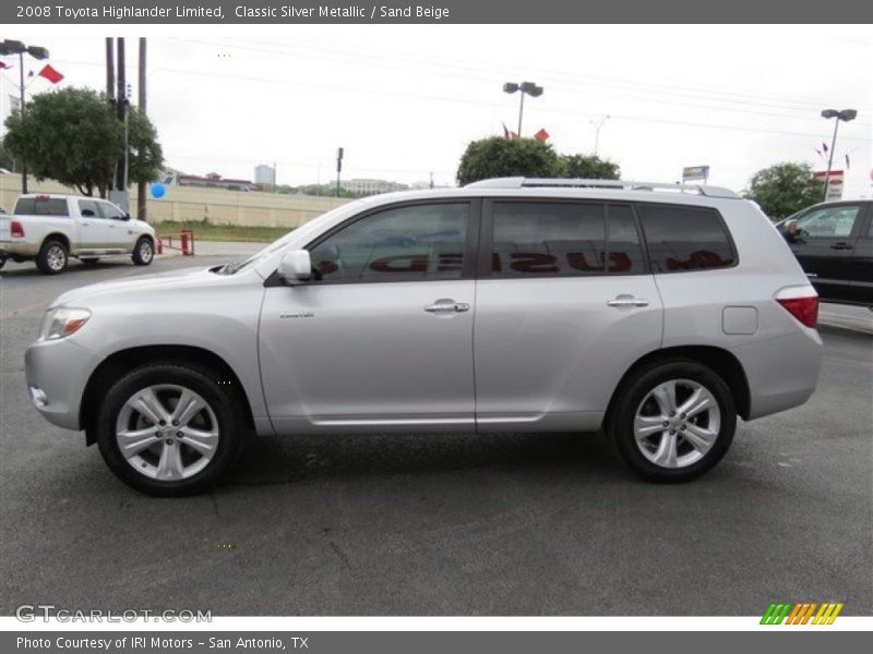 Classic Silver Metallic / Sand Beige 2008 Toyota Highlander Limited