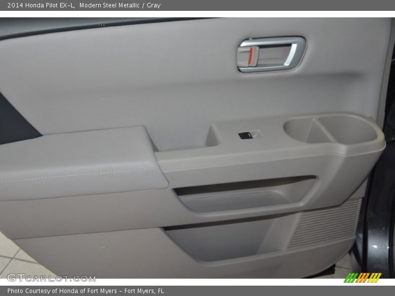 Modern Steel Metallic / Gray 2014 Honda Pilot EX-L