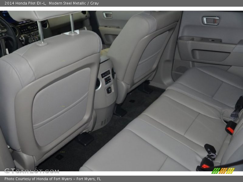 Modern Steel Metallic / Gray 2014 Honda Pilot EX-L