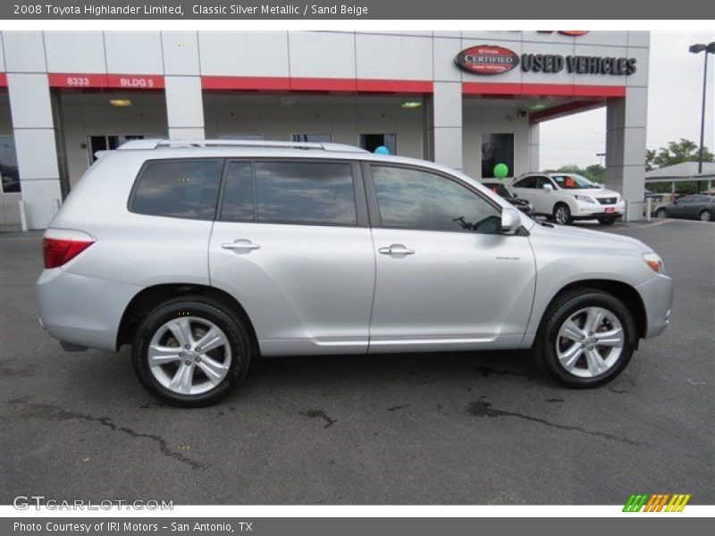 Classic Silver Metallic / Sand Beige 2008 Toyota Highlander Limited