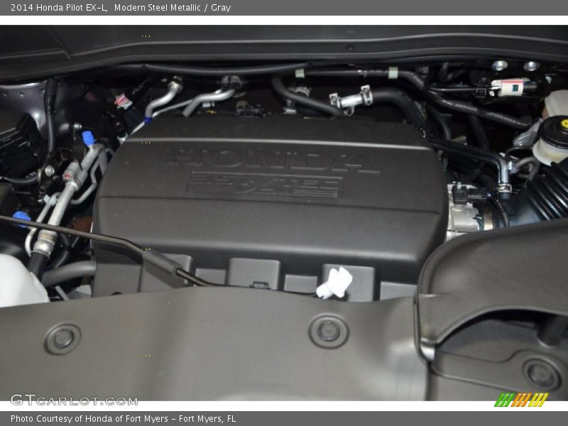 Modern Steel Metallic / Gray 2014 Honda Pilot EX-L