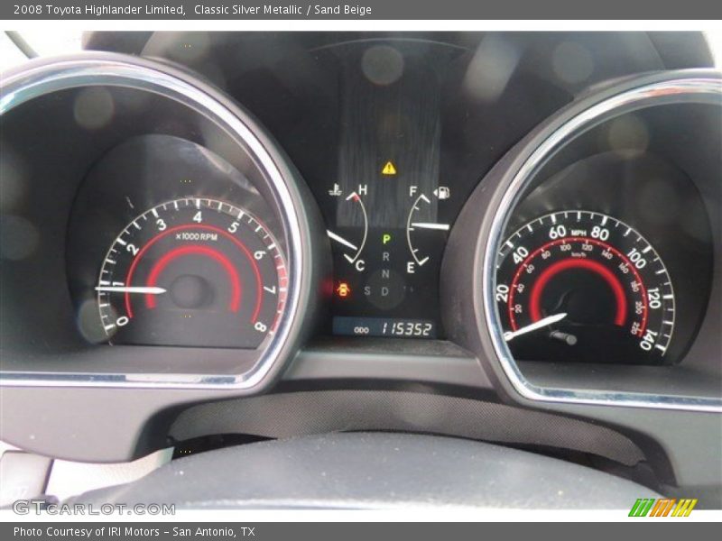 Classic Silver Metallic / Sand Beige 2008 Toyota Highlander Limited