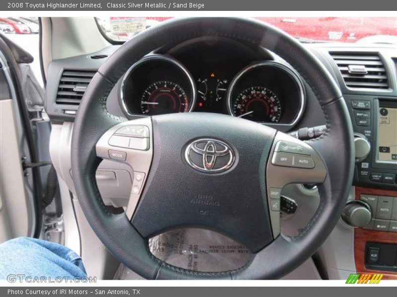 Classic Silver Metallic / Sand Beige 2008 Toyota Highlander Limited