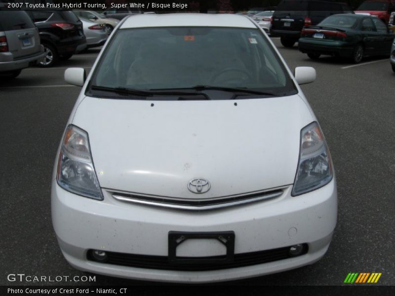 Super White / Bisque Beige 2007 Toyota Prius Hybrid Touring