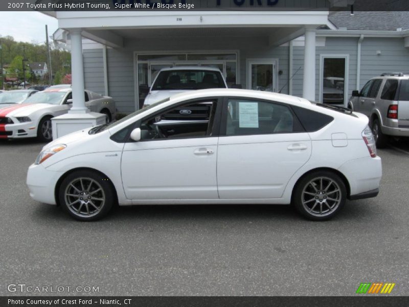 Super White / Bisque Beige 2007 Toyota Prius Hybrid Touring