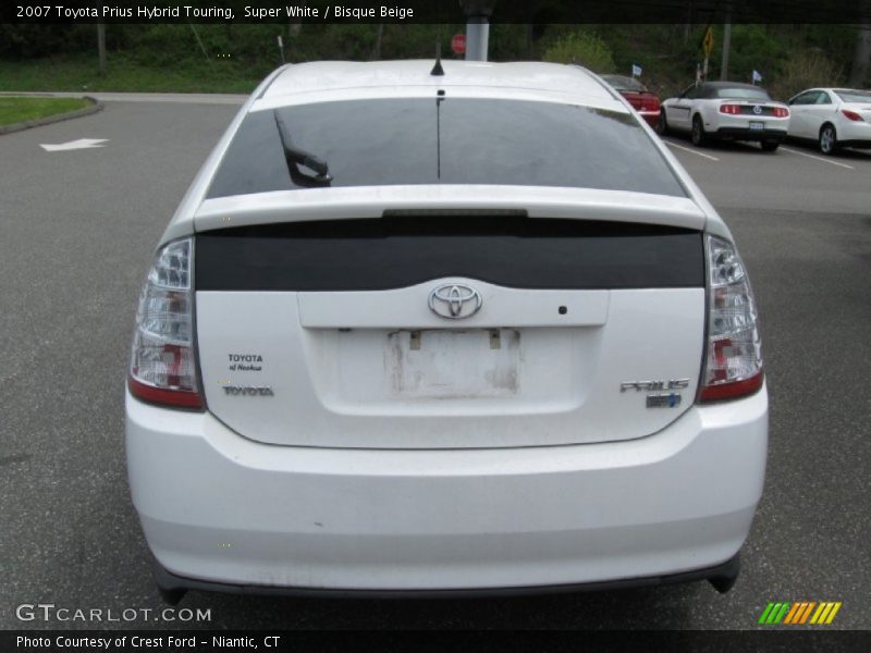 Super White / Bisque Beige 2007 Toyota Prius Hybrid Touring