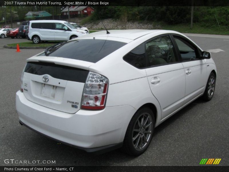 Super White / Bisque Beige 2007 Toyota Prius Hybrid Touring