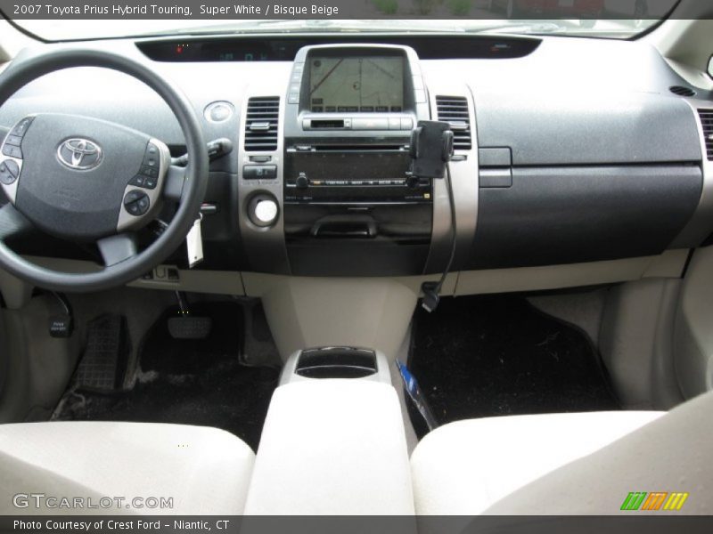Super White / Bisque Beige 2007 Toyota Prius Hybrid Touring