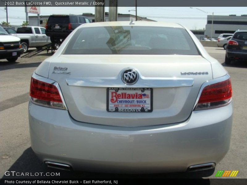 Quicksilver Metallic / Ebony 2012 Buick LaCrosse FWD