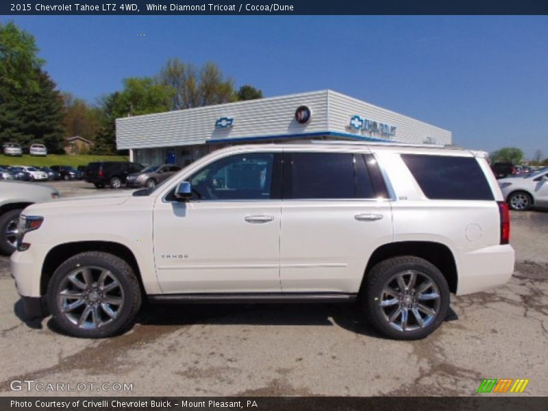  2015 Tahoe LTZ 4WD White Diamond Tricoat
