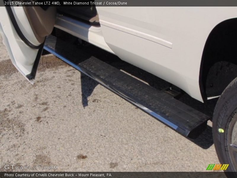 White Diamond Tricoat / Cocoa/Dune 2015 Chevrolet Tahoe LTZ 4WD