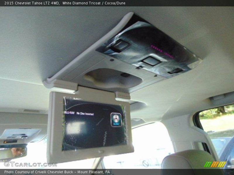 White Diamond Tricoat / Cocoa/Dune 2015 Chevrolet Tahoe LTZ 4WD