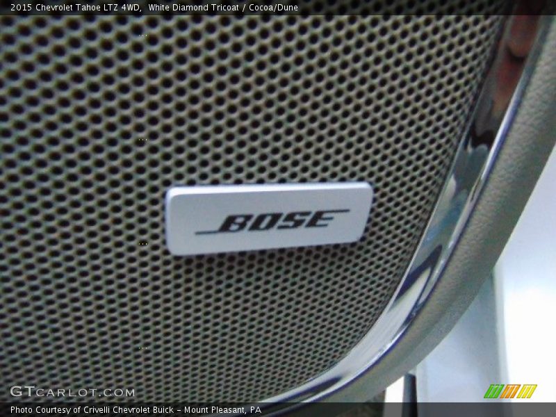 White Diamond Tricoat / Cocoa/Dune 2015 Chevrolet Tahoe LTZ 4WD
