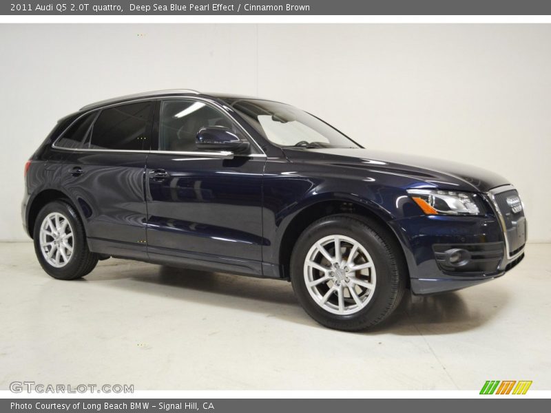 Deep Sea Blue Pearl Effect / Cinnamon Brown 2011 Audi Q5 2.0T quattro