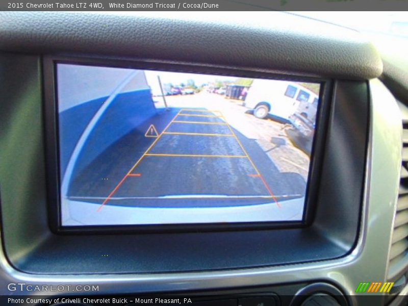 White Diamond Tricoat / Cocoa/Dune 2015 Chevrolet Tahoe LTZ 4WD