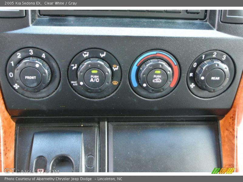 Clear White / Gray 2005 Kia Sedona EX