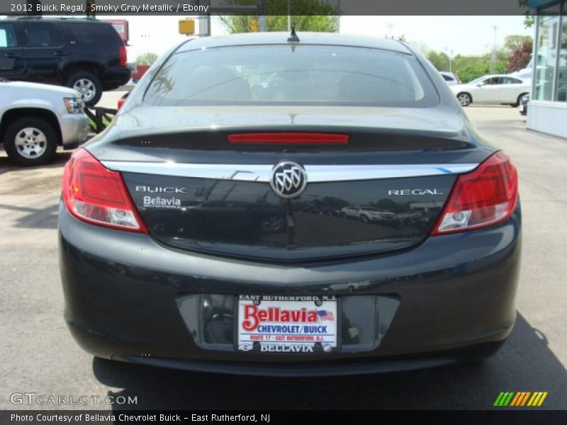 Smoky Gray Metallic / Ebony 2012 Buick Regal