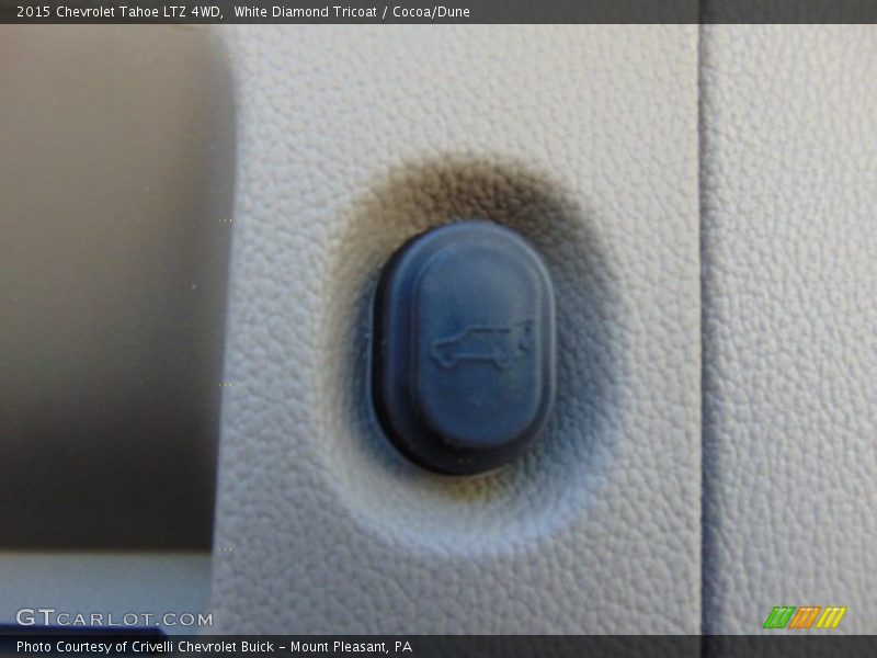 White Diamond Tricoat / Cocoa/Dune 2015 Chevrolet Tahoe LTZ 4WD