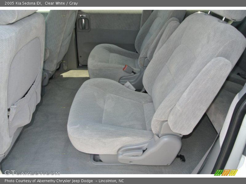 Clear White / Gray 2005 Kia Sedona EX