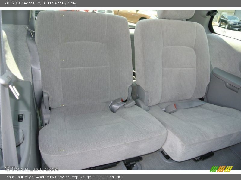 Clear White / Gray 2005 Kia Sedona EX