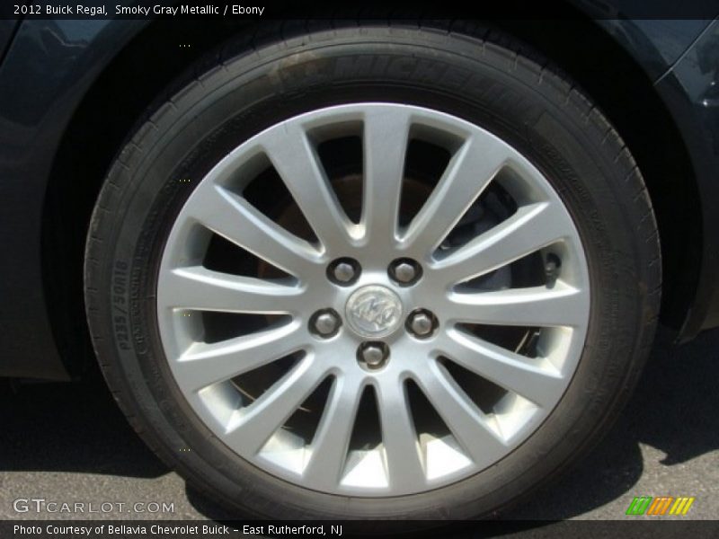 Smoky Gray Metallic / Ebony 2012 Buick Regal