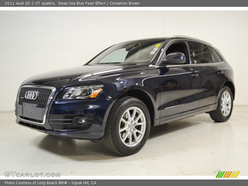 Deep Sea Blue Pearl Effect / Cinnamon Brown 2011 Audi Q5 2.0T quattro